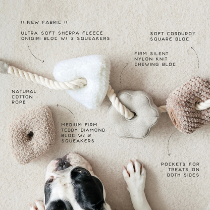 Lambwolf Collective - BLOCS//ENRICHMENT DOG TOY // NUDE - NUDE