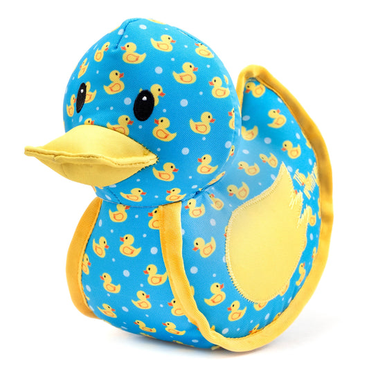 The Worthy Dog - Rubber Duck Toy - Blue / Large