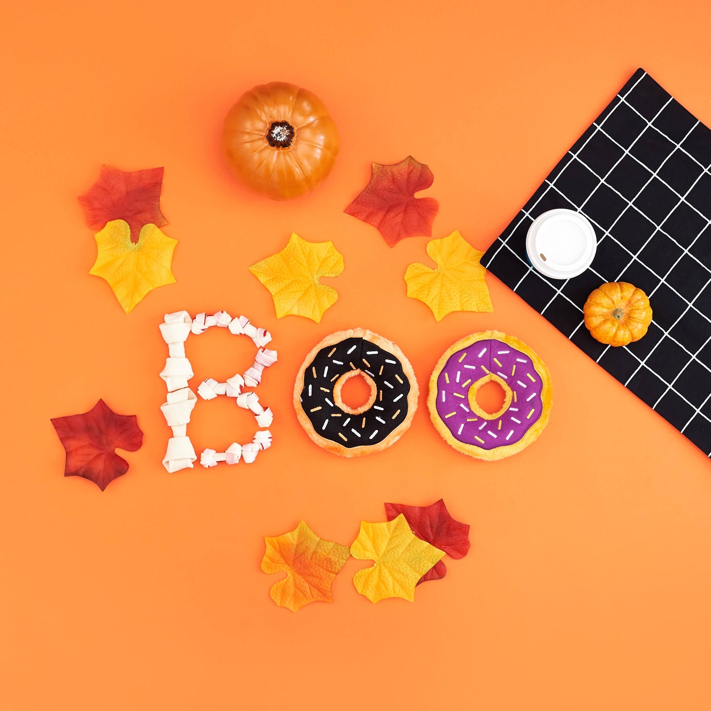 ZippyPaws - Donutz - Pumpkin Spice - Dog Toy