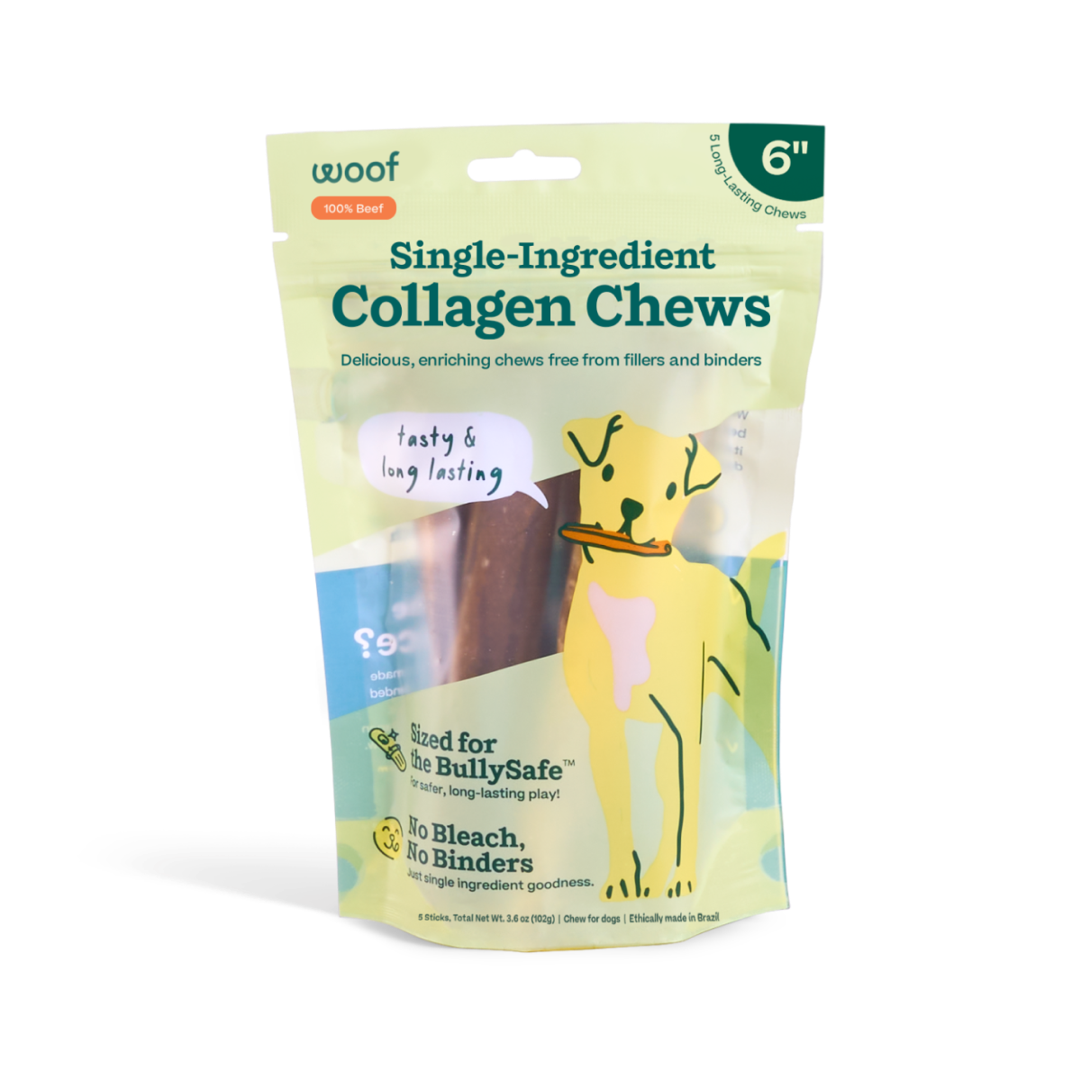 Woof - BullySafe Chews - Pure Collagen
