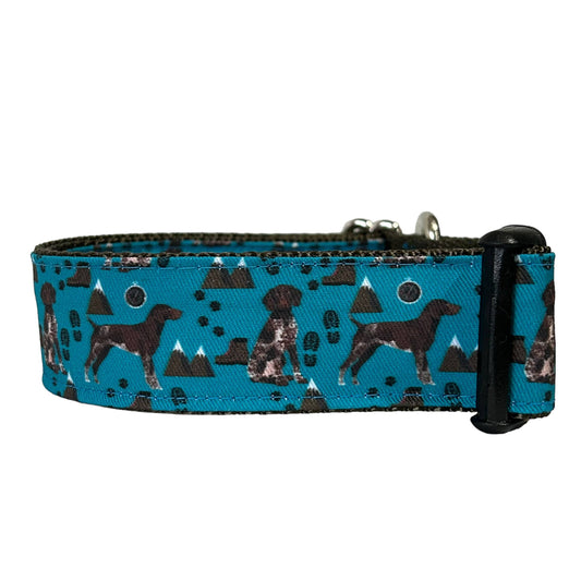 Sew Fetch Dog Co - GSP Dog collars, 1.5” Wide, Plastic Buckles, Hiking GSP