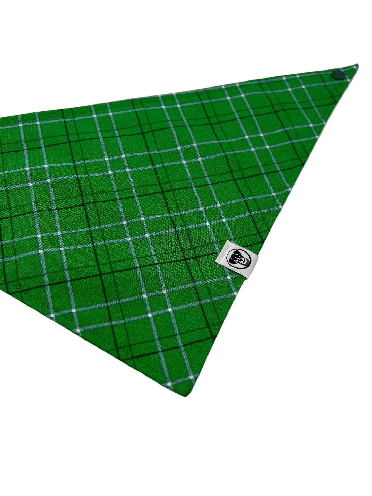 Saint Patrick's Day Pet Bandana Celtic Green Plaid