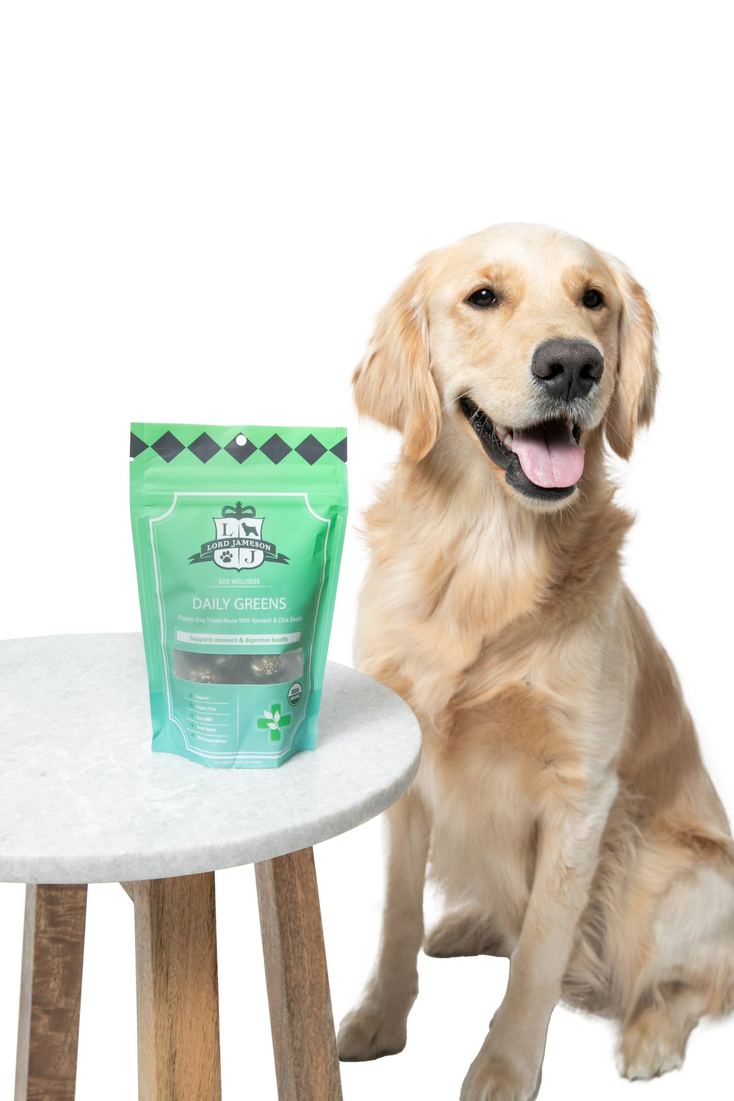Lord Jameson Daily Greens Organic Soft & Chewy Dog Treats