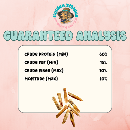 Golden Nibbles - Duck Tongues - Pack of 5- Freeze-Dried Treats for Dogs & Cats