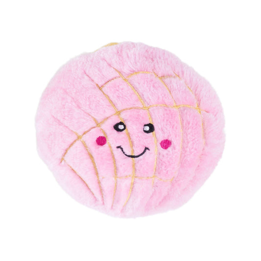 ZippyPaws - NomNomz® - Pink Pan Dulce - Dog Toy