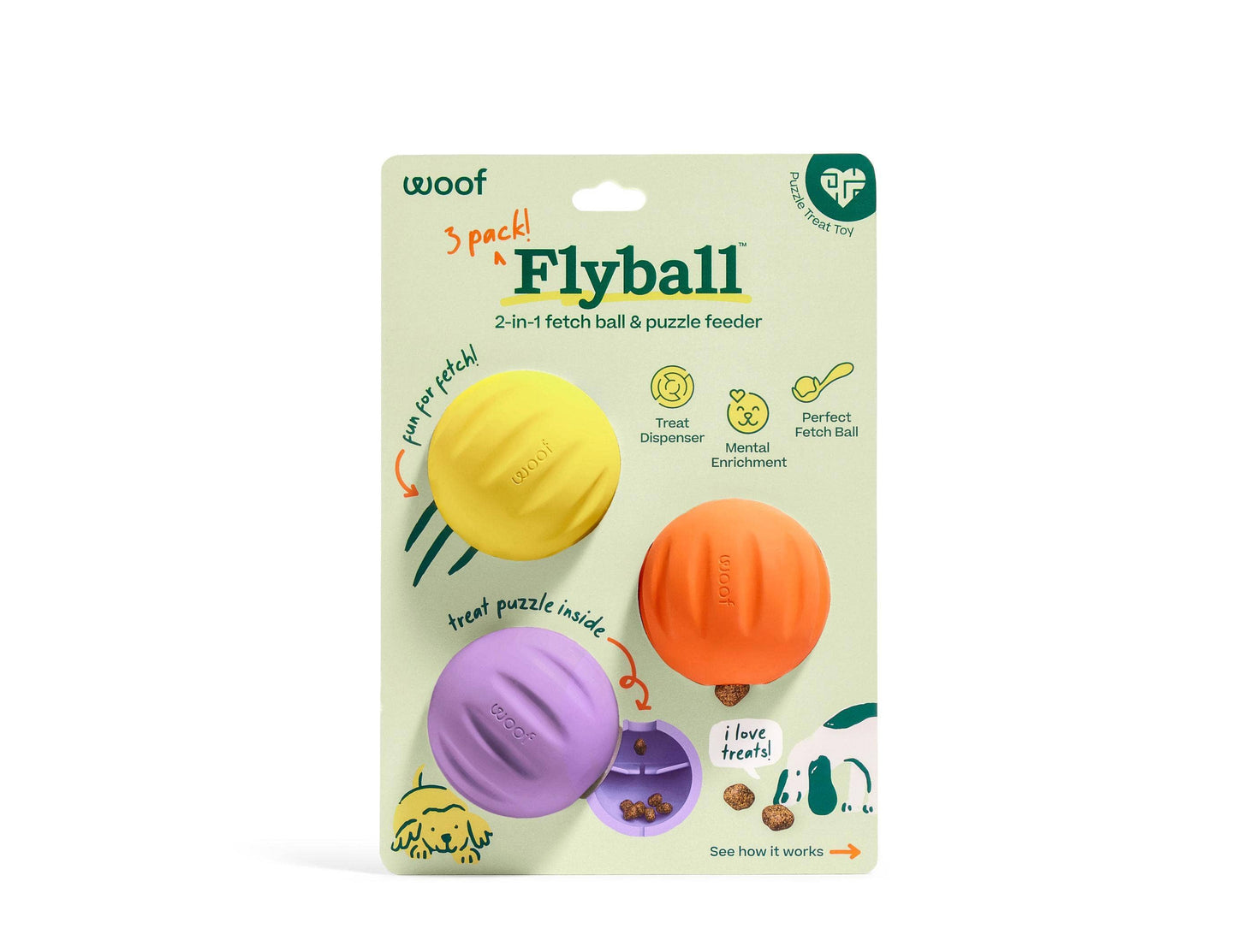 Woof - FlyBall 3 Pack