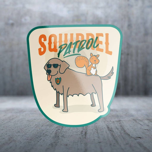 Two Feet Treats - Squirrel Patrol - Sticker