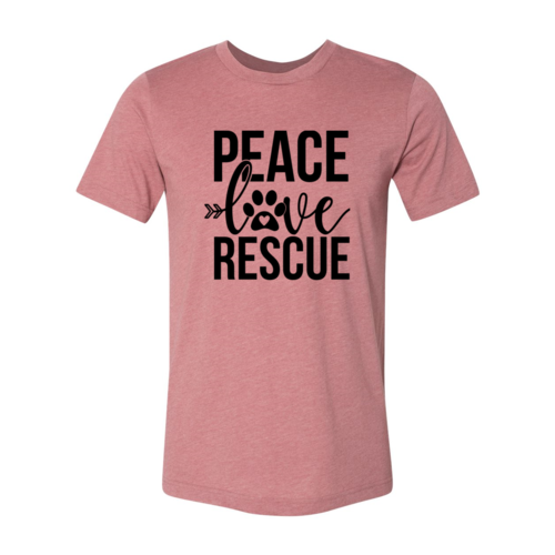 Peace Love Rescue T-Shirt