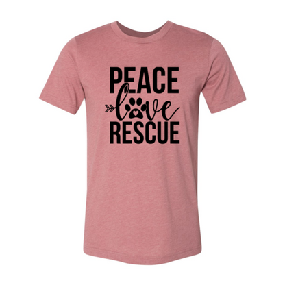 Peace Love Rescue T-Shirt
