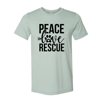 Peace Love Rescue T-Shirt
