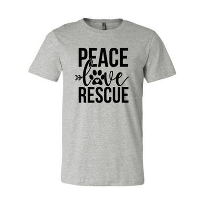 Peace Love Rescue T-Shirt