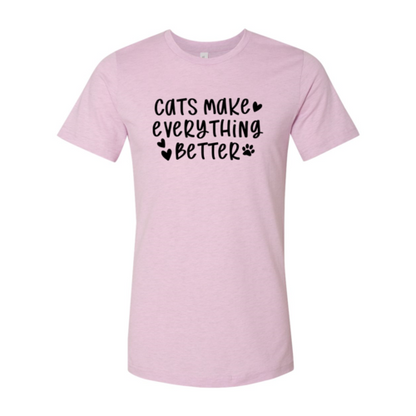 Cats Make Everything Better T-Shirt