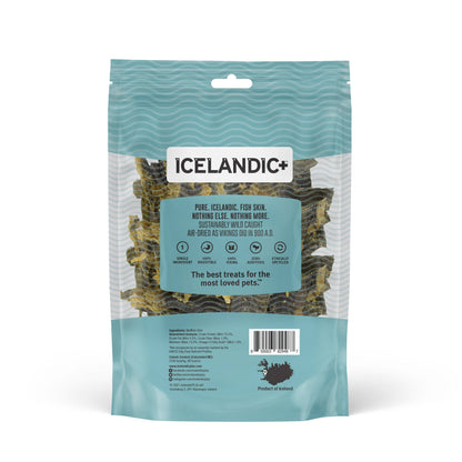Icelandic+ - Wolffish Skin Sticks & Pieces Dog Treats