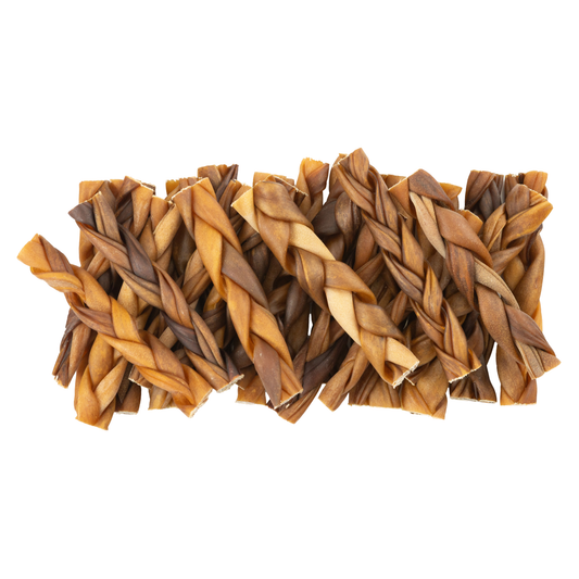 Braided Collagen Stick Dog Treats - 6" Jumbo