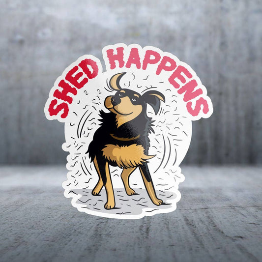 Two Feet Treats - Shed Happens - Sticker
