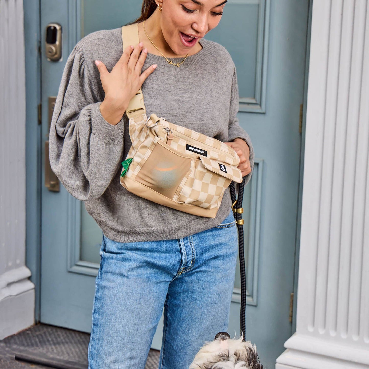 Cleverpup - Dog Walk & Train Sling Bag