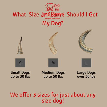 Doot's Chew Bar- Jim and Benny's - Sheep Horn Chews for Dogs