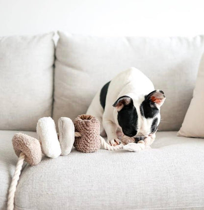Lambwolf Collective - BLOCS//ENRICHMENT DOG TOY // NUDE - NUDE