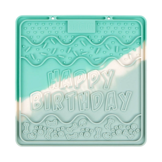 CHEWFFON - CHEWFFON Birthday Silicone Lick Mat - Seafoam Mist