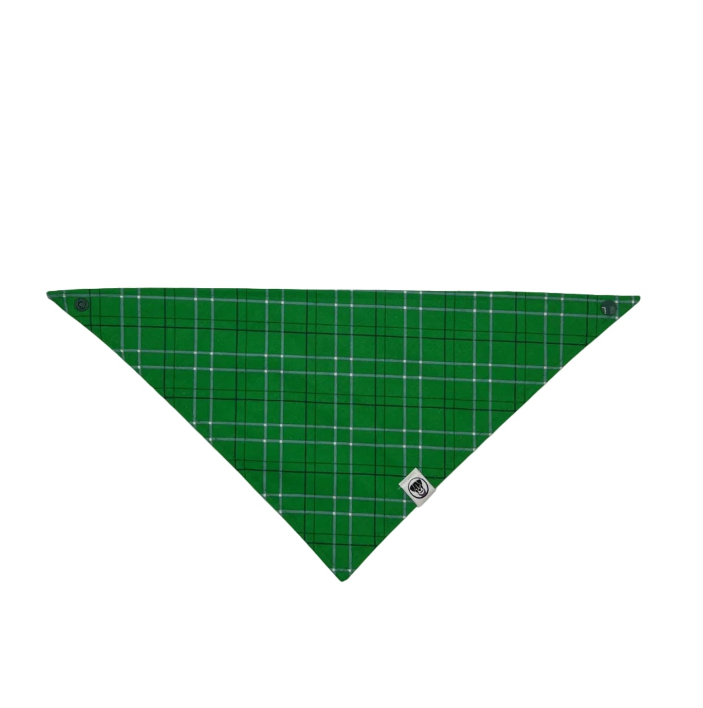 Saint Patrick's Day Pet Bandana Celtic Green Plaid