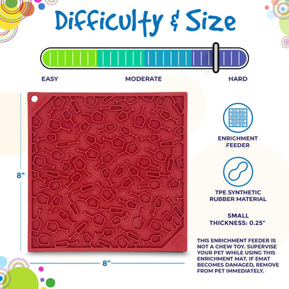 Vino Dog eMat - Enrichment Lick Mat For Dogs and Cats | Wine-Inspired Design| SodaPup - Doot's Pet LLC Collars For A Cause