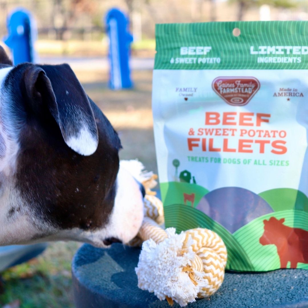 Beef and Sweet Potato Fillets - Doot's Pet LLC Collars For A Cause
