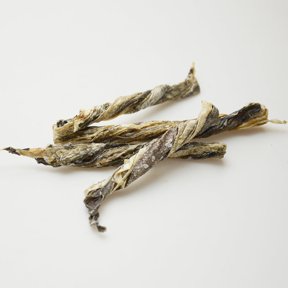 Jack PetPals Seafood Feast Codfish Skin Treat Chews (6oz) - Doot's Pet LLC Collars For A Cause