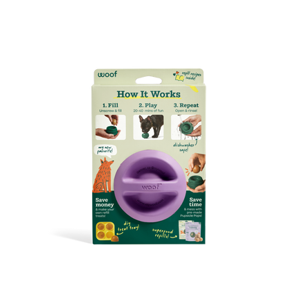 Woof - The Pupsicle - Lavender - Doot's Pet LLC Collars For A Cause