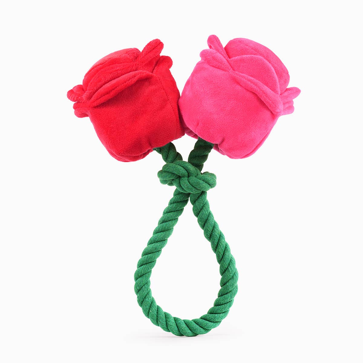 Hugsmart Products Inc - HugSmart Pet - Woof Love  | Vday Rose - Dog Rope Toy