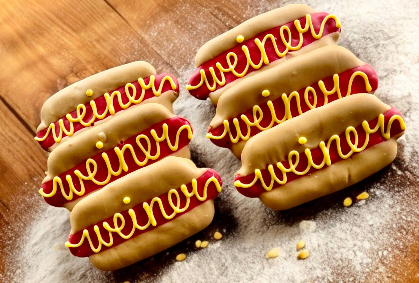 YumYum4DOGS - WEINER hot dog treats- Single - Doot's Pet LLC Collars For A Cause