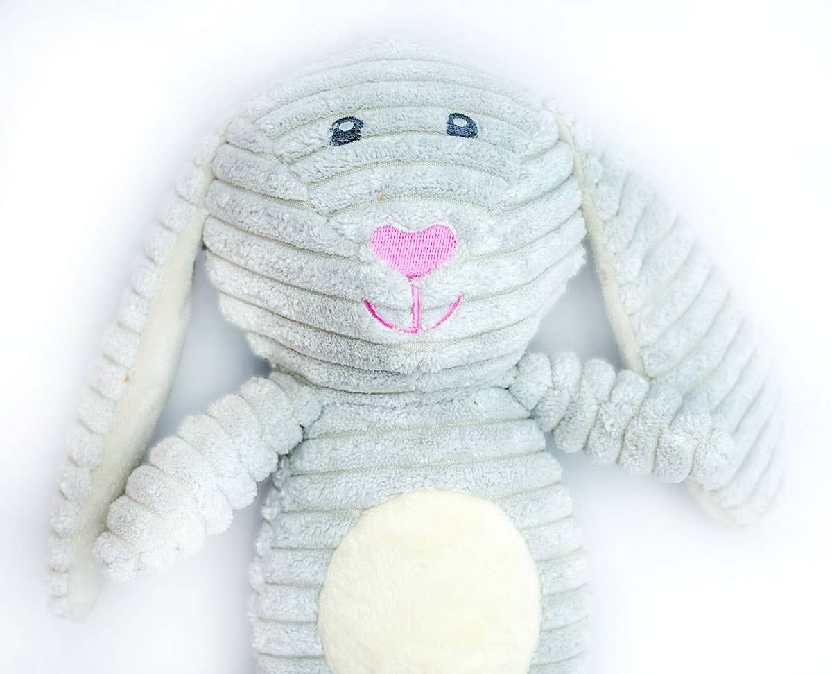 ThoozyPet Tuff & Cuddly Bunny Plush Dog Toy 12.5"