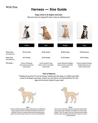 Wild One - Adjustable Comfort Dog Harness - Spruce