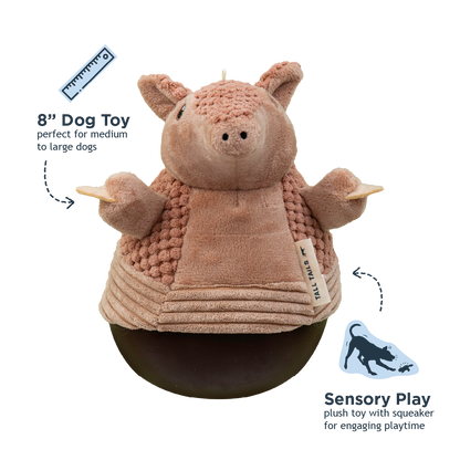 Tall Tails - Armadillo Roly Poly Dog Toy