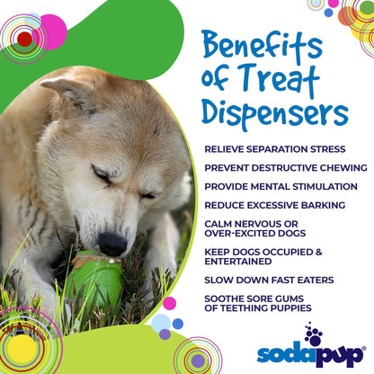 SodaPup - Gnome Durable PUP-X Synthetic Rubber Treat Dispenser - Gnome Treat Dispenser