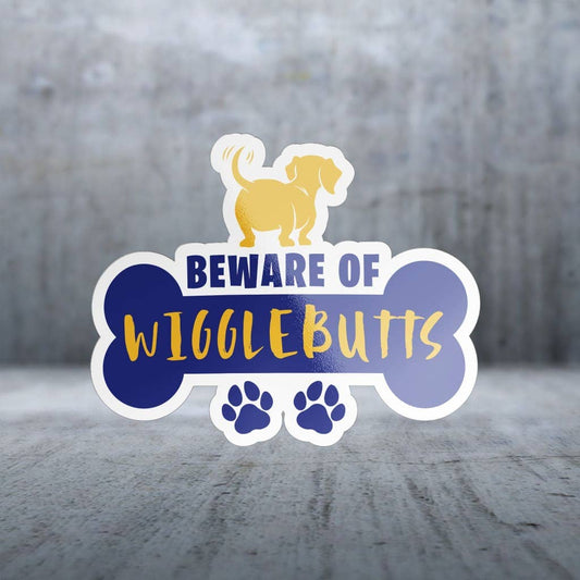 Two Feet Treats - Beware of Wiggle Butts - Sticker