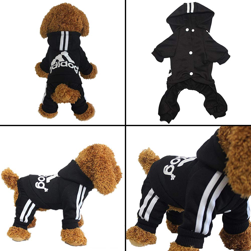 Adidog Hoodie | Small to Medium Dogs - Doot's Pet LLC Collars For A Cause