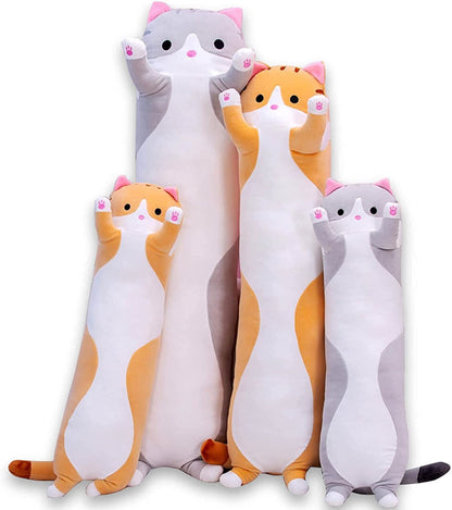 Plush Long Cat Body Pillow