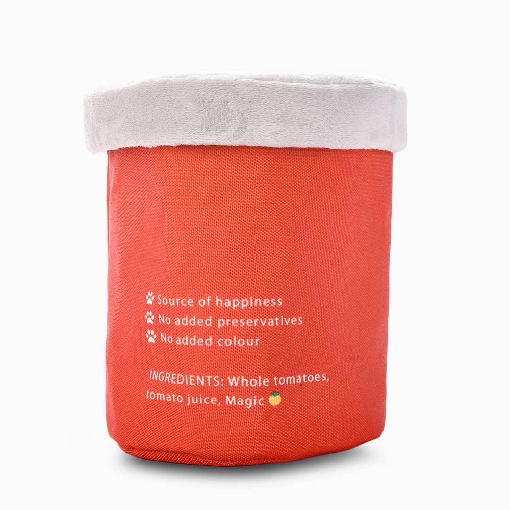 Hugsmart Products Inc - HugSmart Pet - Food Party | Tomato Can - Interactive Toy