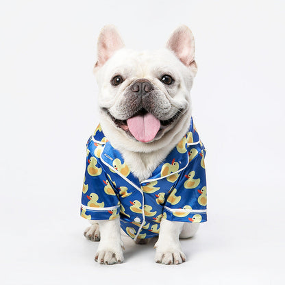 Pet Silk Duck Pajamas