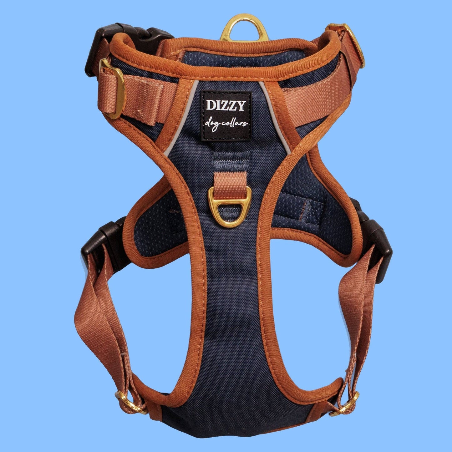 Dizzy Dog Collars - No Pull Dog Harness | Step in | Reflective | Heavy Duty | Easy Reach Handle | The Coco - Medium/Large