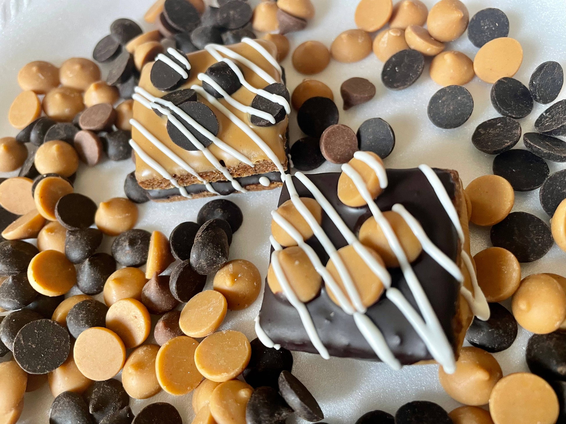 YumYum4DOGS - Peanut butter & Carob chip dog treat truffle- Single - Doot's Pet LLC Collars For A Cause