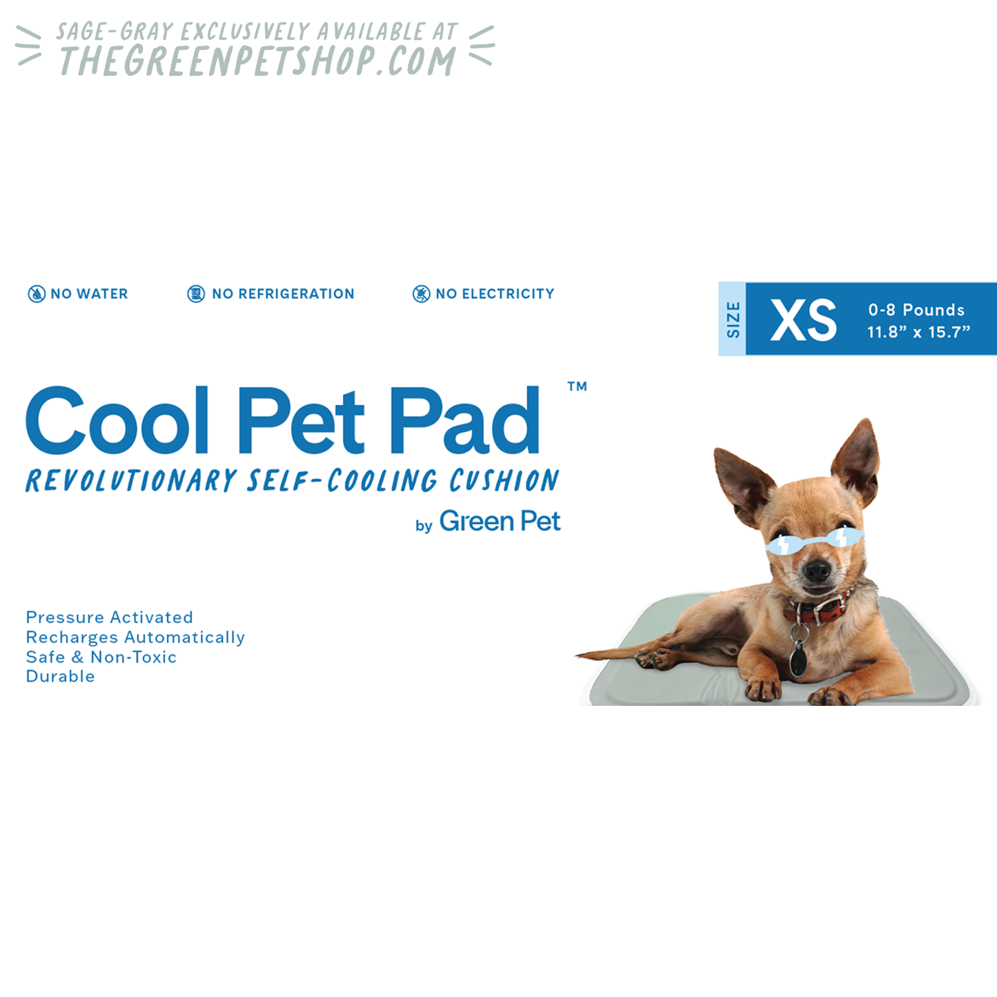 The Green Pet Shop - Cool Pet Pad