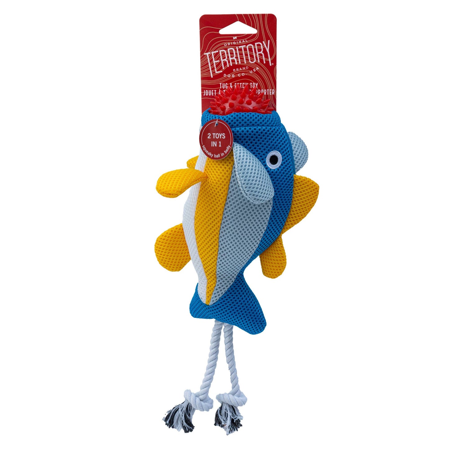Original Territory - Territory Fish 2-in-1 Floating Dog Toy - Doot's Pet LLC Collars For A Cause