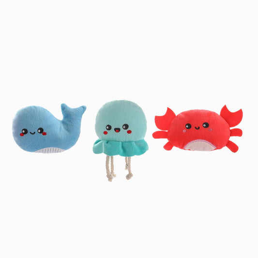 Hugsmart Products Inc - HugSmart Pet - Ocean Pals | Sea Creatures - Dog Plush Toy