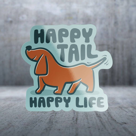 Two Feet Treats - Happy Tail Happy Life - Sticker
