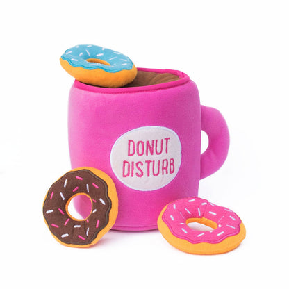 ZippyPaws - Zippy Burrow - Coffee and Donutz - Dog Toy