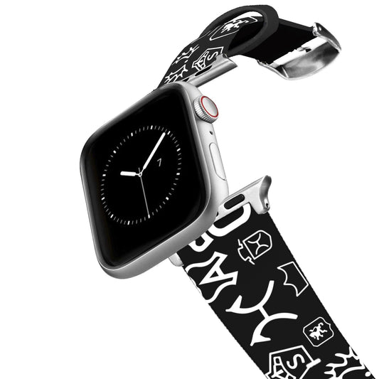 Warmblood Brands Black Apple Watch Band