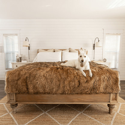 PupProtector™ Waterproof Throw Blanket - Sable Tan - Doot's Pet LLC Collars For A Cause