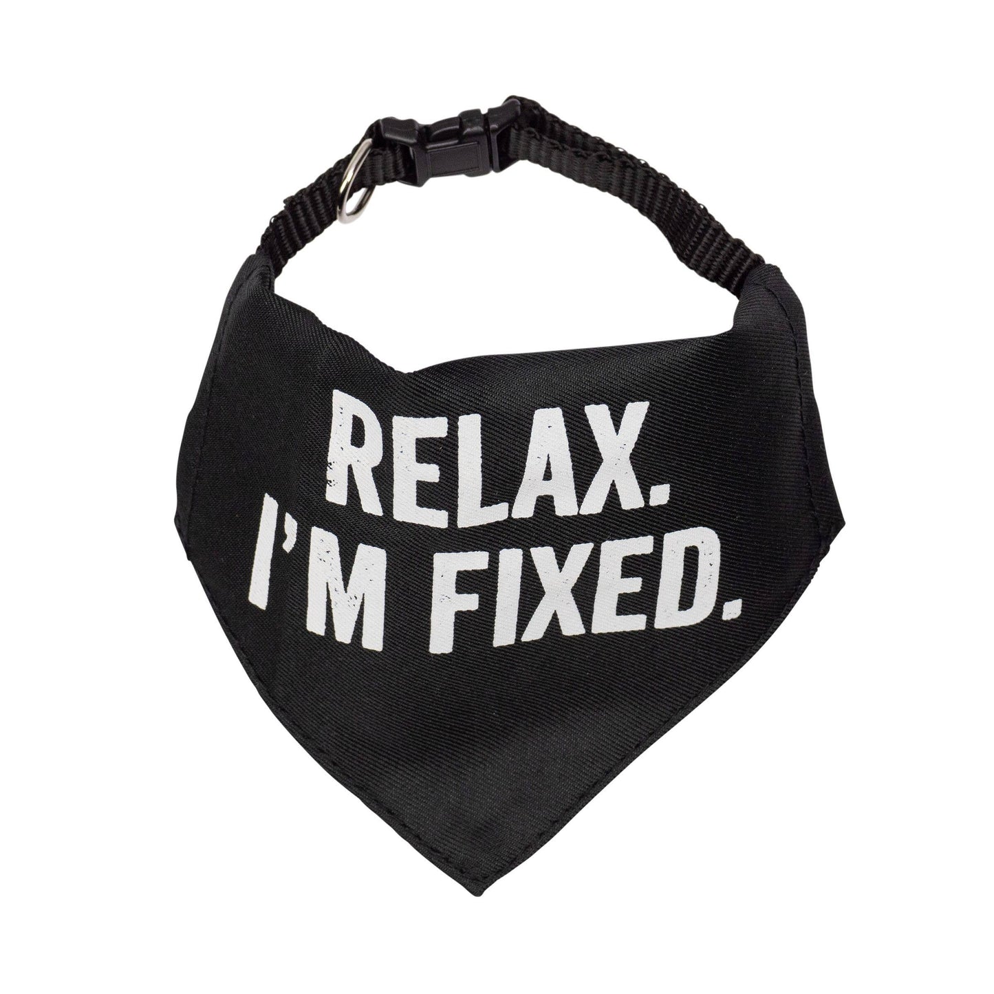 SNARK CITY - "Relax I'm Fixed" Bandana/Collar