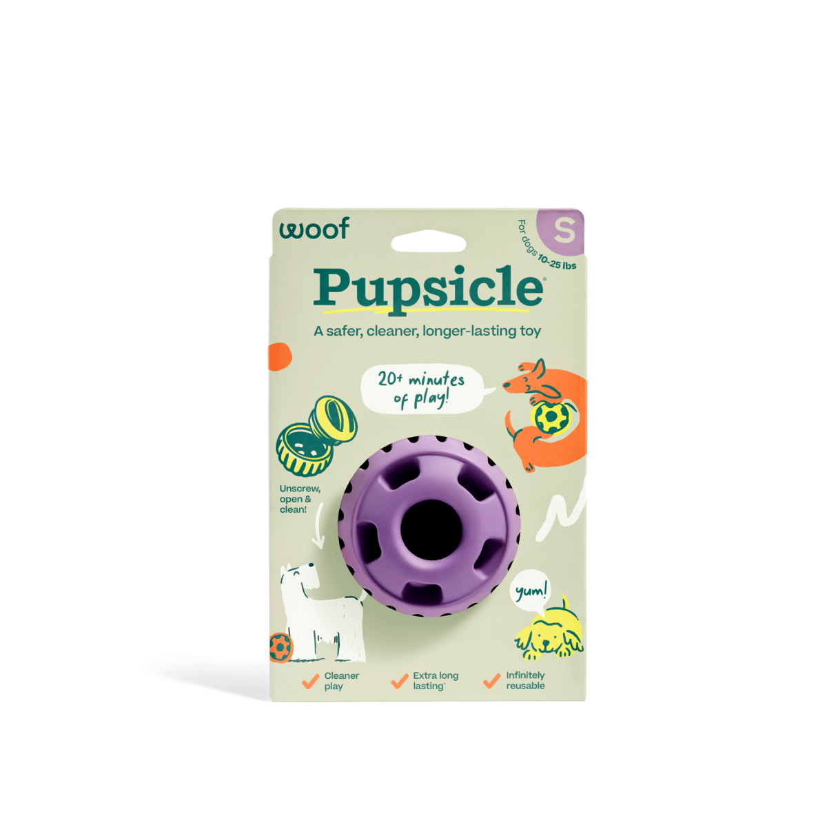 Woof - The Pupsicle - Lavender - Doot's Pet LLC Collars For A Cause